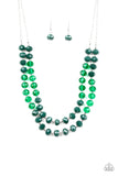 Glitter Gratitude Green ✨ Necklace Short