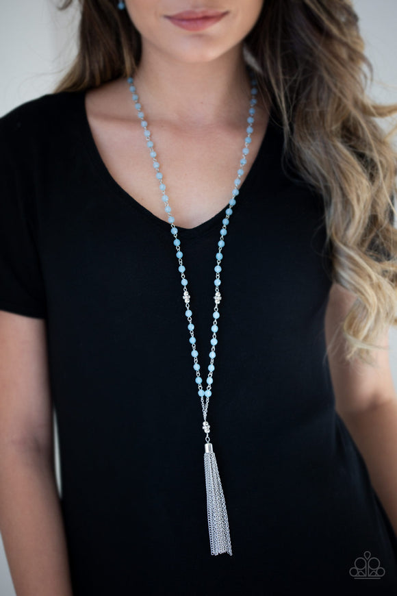 Tassel Takeover Blue ✨ Necklace Long