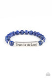 Trust Always Blue ✧ Bracelet Inspirational