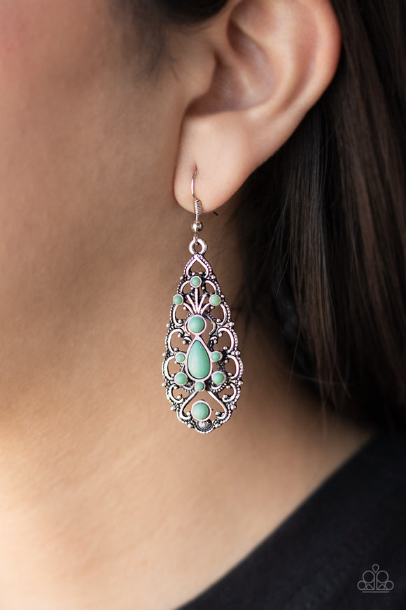 Fantastically Fanciful Green ✧ Earrings Earrings