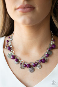 Necklace Short,Purple,Guru Garden Purple ✨ Necklace