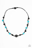 Desert Guide Blue ✧ Lava Rock Necklace Lava Bracelet