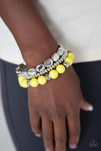 Bracelet Stretchy,Yellow,Prismatic Pop Yellow ✧ Bracelet