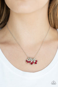 Necklace Short,Red,Slide Into Shimmer Red ✨ Necklace