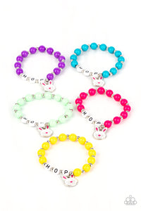 Blue,Easter,Green,Pink,Purple,SS Bracelet,Yellow,Bunny Hop Starlet Shimmer Bracelet