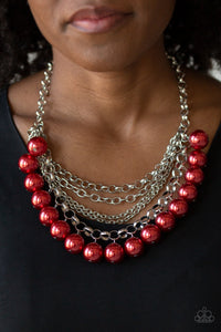 Necklace Short,Red,One-Way WALL STREET Red ✨ Necklace