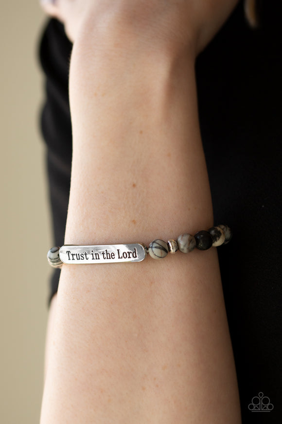 Trust Always Black ✧ Bracelet Inspirational