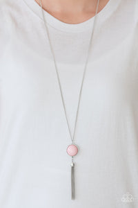 Light Pink,Necklace Long,Pink,Pep In Your Step Pink ✨ Necklace