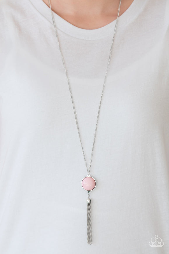 Pep In Your Step Pink ✨ Necklace Long