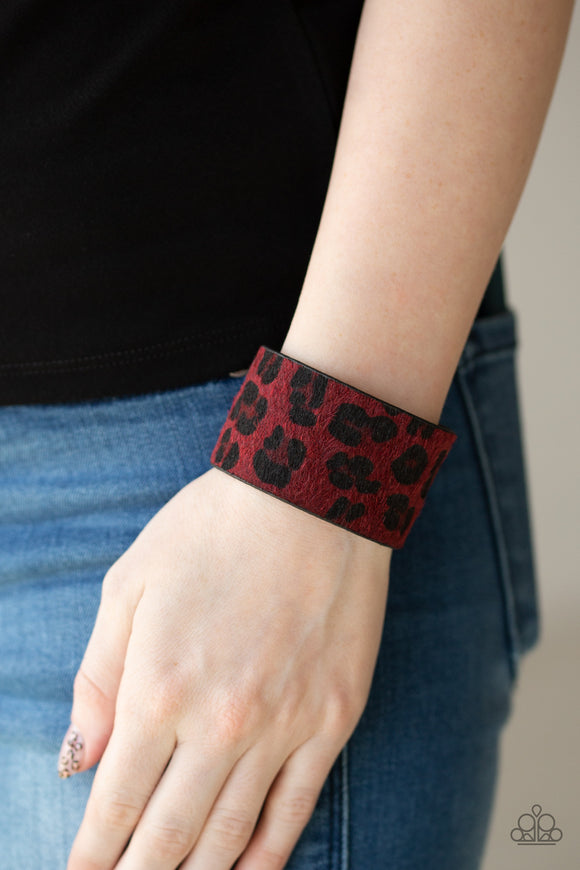 Cheetah Cabana Red ✨ Urban Wrap Urban Wrap Bracelet