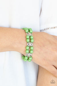Bracelet Stretchy,Green,Daisy Debutante Green  ✧ Bracelet