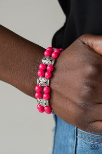 Bracelet Stretchy,Pink,Daisy Debutante Pink ✧ Bracelet