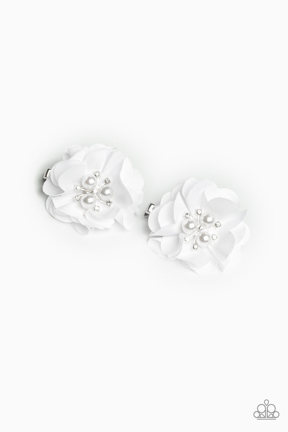 Diamond Dew White ✧ Flower Hair Clip Flower Hair Clip Accessory