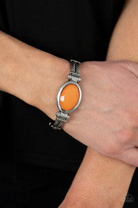 Bracelet Hinged,Orange,Color Coordinated Orange  ✧ Bracelet