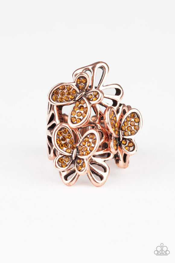 Flighty Flutter Copper ✧ Ring Ring