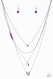 Gypsy Heart Purple ✨ Necklace Short