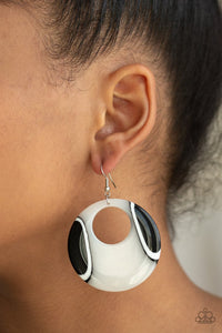 Earrings Acrylic,Earrings Fish Hook,White,HAUTE Topic White ✧ Acrylic Earrings