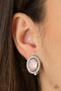 Earrings Clip-On,Light Pink,Pink,Have A GLOW At It! Pink ✧ Clip-On Earrings