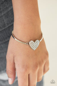 Bracelet Clasp,Hearts,Mother,Valentine's Day,White,Heart-Stopping Shimmer White  ✧ Bracelet