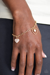 Bracelet Clasp,Gold,Hearts,Mother,Valentine's Day,Hearts and Harps Gold  ✧ Bracelet