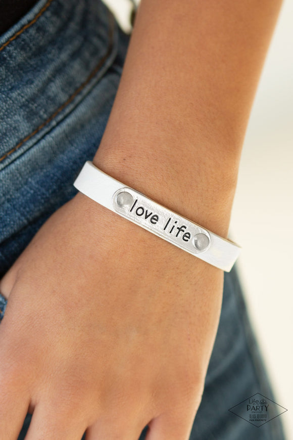 Love Life White ✧ Urban Wrap Urban Wrap Bracelet