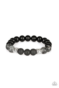 Black,Lava Stone,Mantra Black ✧ Lava Rock Bracelet