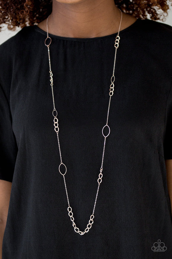 Metro Minimalist Rose Gold ✨ Necklace Long