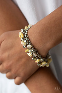 Bracelet Clasp,Sets,Yellow,Plentiful Pebbles Yellow ✧ Bracelet