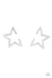 Star Player White ✧ Hoop Earrings Hoop Earrings