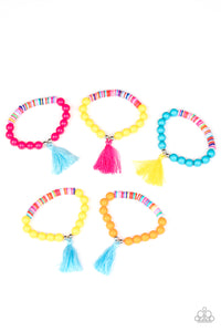 Multi-Colored,SS Bracelet,Bright Tassel Starlet Shimmer Bracelet
