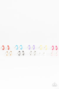 Multi-Colored,SS Earring,Hoop Starlet Shimmer Earrings