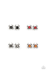 Black,Halloween,Hematite,Orange,Red,SS Earring,Halloween Spider Gem Starlet Shimmer Earrings