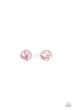 Glittery Pink Rhinestone Starlet Shimmer Earrings SS Earring