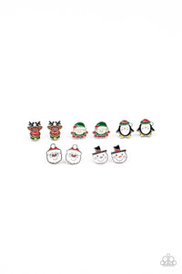 Holiday,Multi-Colored,SS Earring,Holiday Character Starlet Shimmer Earrings
