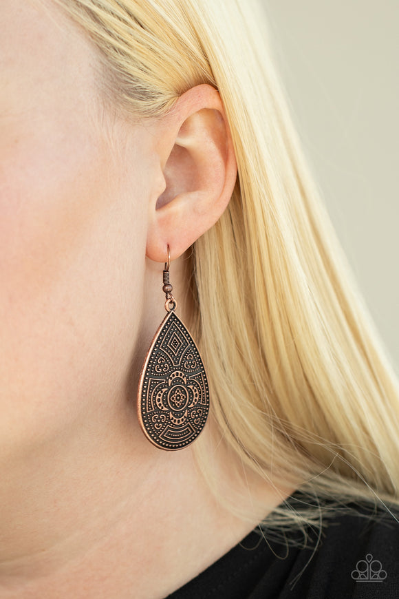 Tribal Takeover Copper ✧ Earrings Earrings