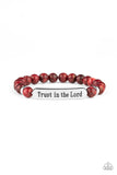 Trust Always Red ✧ Bracelet Inspirational