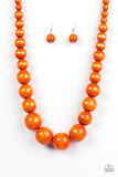 Effortlessly Everglades Orange ✨ Necklace Long