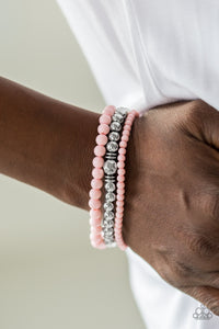 Bracelet Stretchy,Pink,Midsummer Marvel Pink ✧ Bracelet
