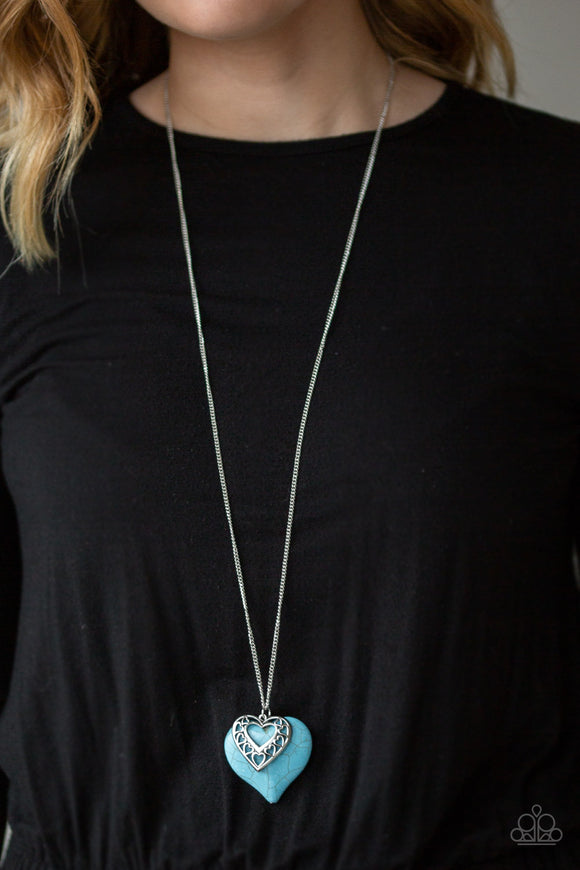 Southern Heart Blue ✧ Necklace Long