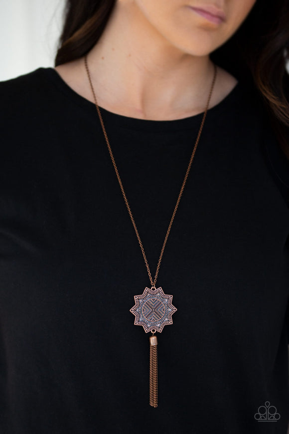 From Sunup To Sundown Copper ✨ Necklace Long