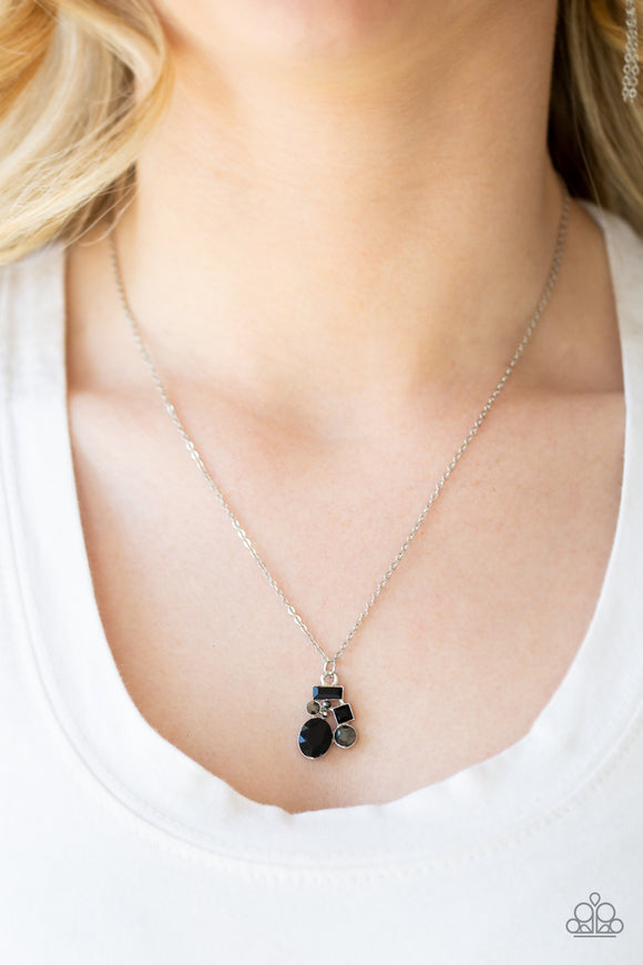 Time To Be Timeless Black ✨ Necklace Short