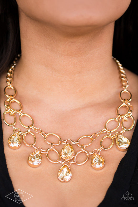 Show-Stopping Shimmer Gold ✧ Necklace Short
