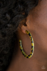 Earrings Hoop,Yellow,HAUTE-Blooded Yellow ✧ Hoop Earrings