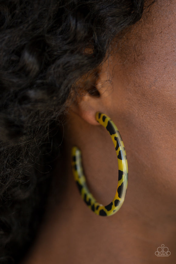 HAUTE-Blooded Yellow ✧ Hoop Earrings Hoop Earrings