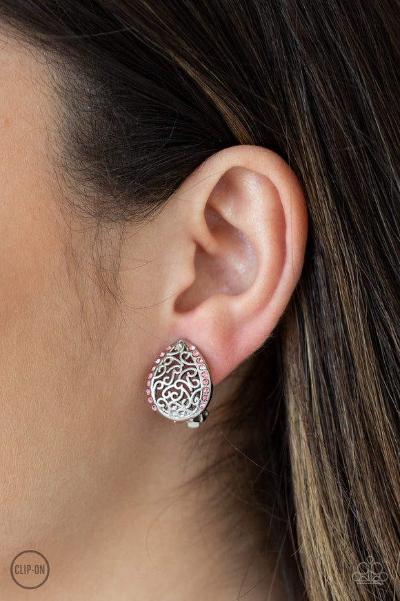 Garden Date Pink ✧ Clip-On Earrings Clip-On Earrings