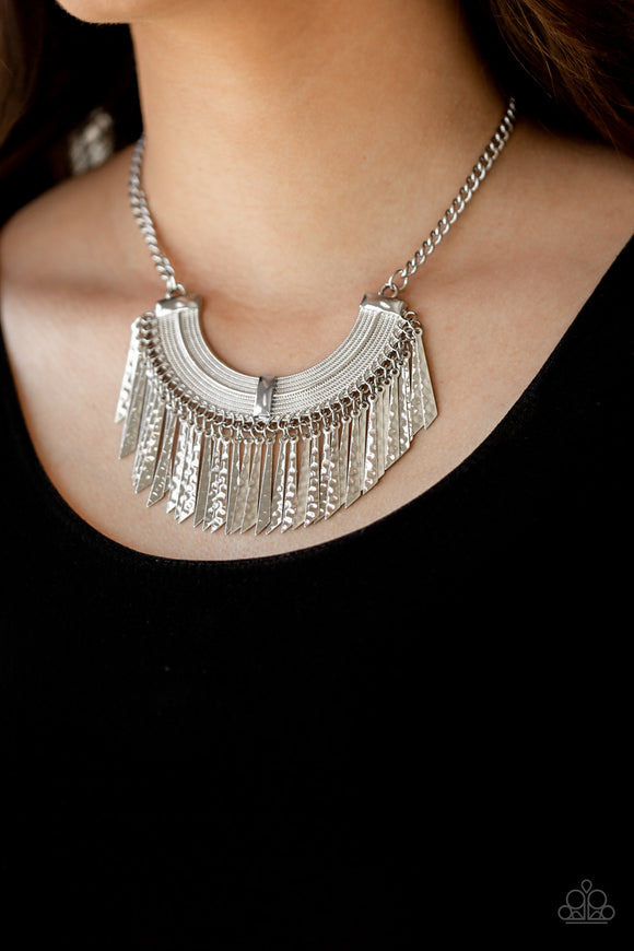 Impressively Incan Silver ✨ Necklace Short