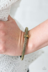Bracelet Bangle,Brass,CACHE Or Card Brass ✧ Bangle Bracelet