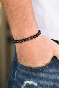 Black,Bracelet Stretchy,Resilience Black ✧ Bracelet