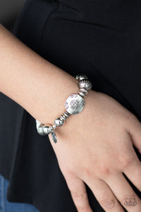 Bracelet Stretchy,Silver,Aesthetic Appeal Silver  ✧ Bracelet