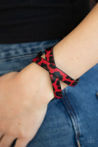 Animal Print,Red,Urban Wrap,All GRRirl Red ✧ Urban Bracelet